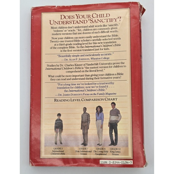 International Children's Bible Thomas Nelson Red Hardcover Illustrated Christian - Picture 10 of 13